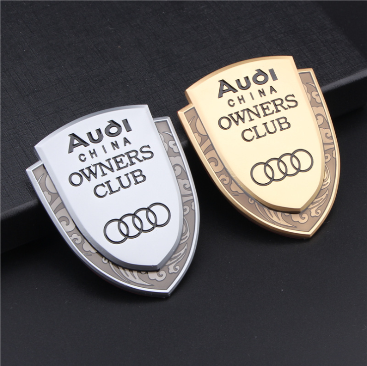 Shield Metal Car Sticker