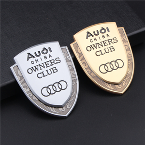Shield Metal Car Sticker