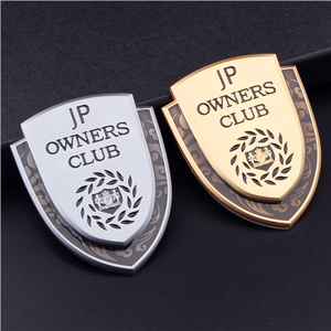 Shield Metal Car Sticker