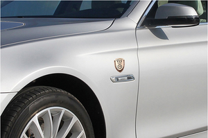 Shield Metal Car Sticker