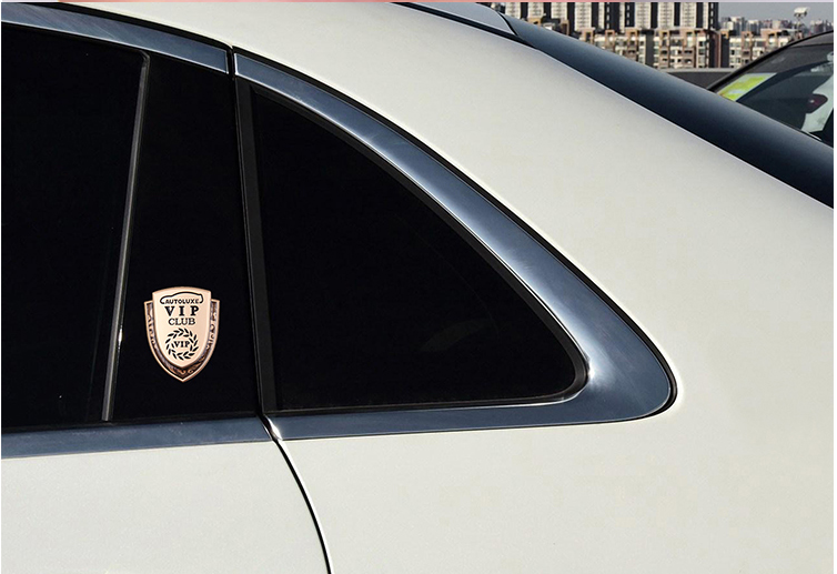 Shield Metal Car Sticker