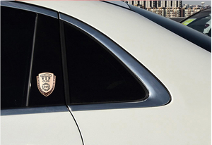 Shield Metal Car Sticker