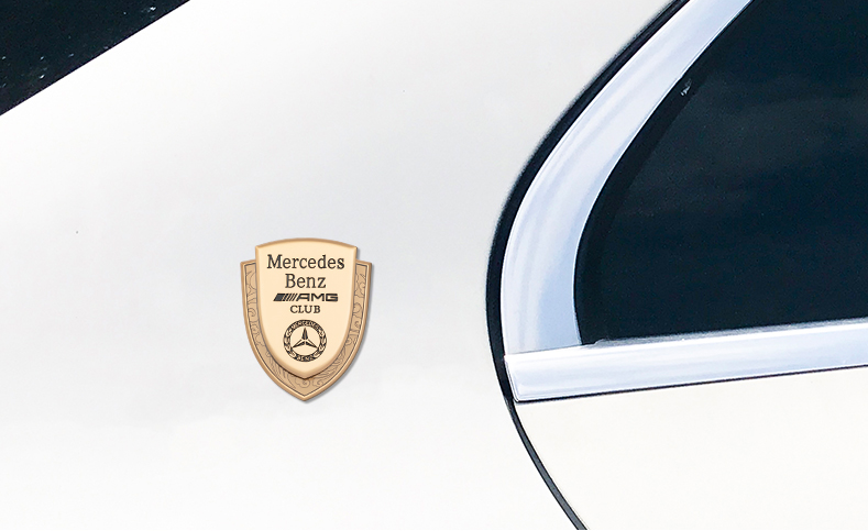 Shield Metal Car Sticker