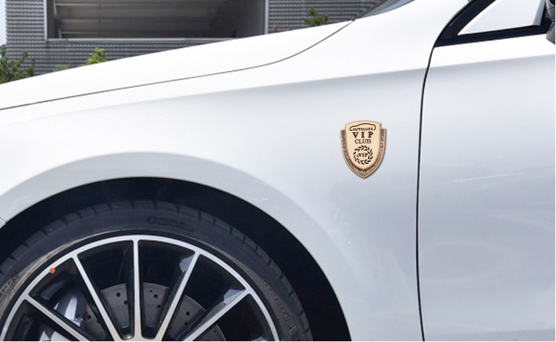 Shield Metal Car Sticker