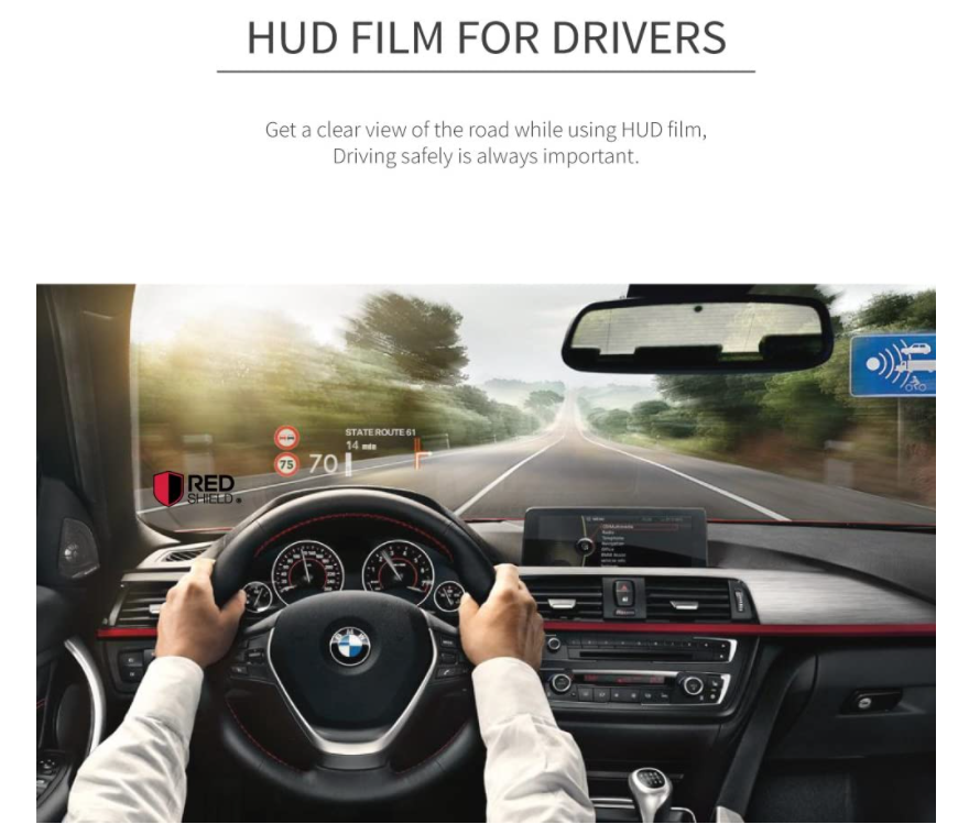 hud car reflective film