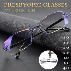 Anti-Blue Ray Progressive Far And Near Dual-Use Reading Glasses