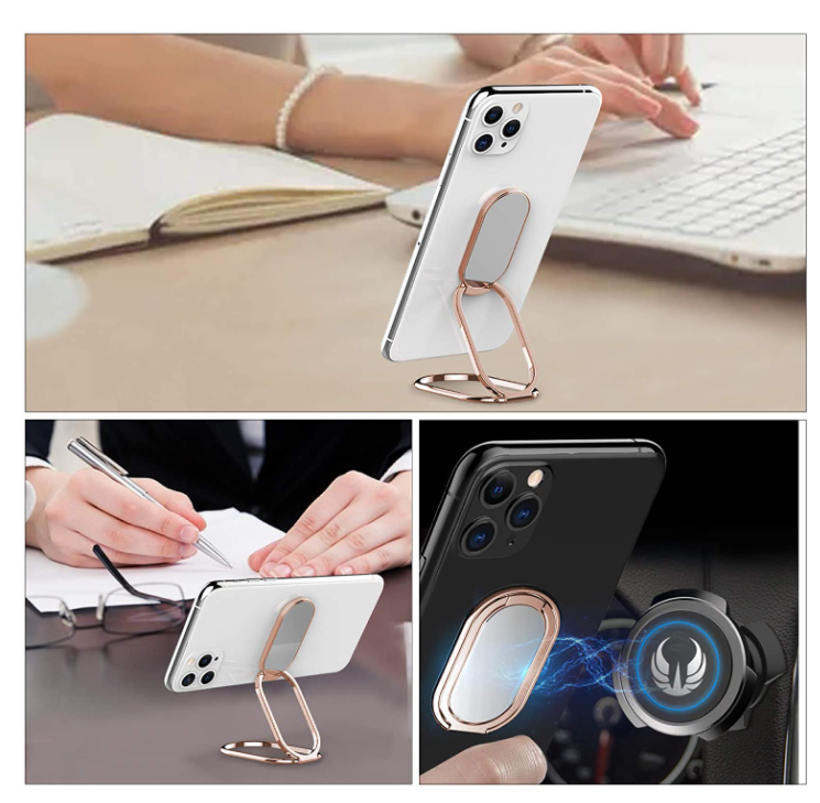 Magic ring mobile phone folding stand
