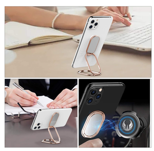Magic ring mobile phone folding stand