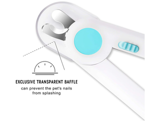 Splash-proof pet nail clippers
