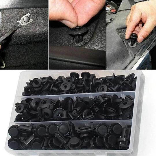 Car Body Plastic Rivets Fastening Kit