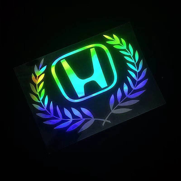 Creative Colorful Laser Car Stickers（4PCS）