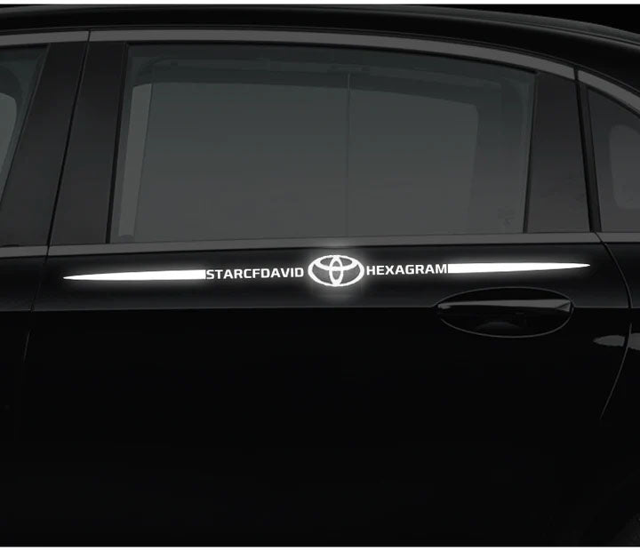 3D Colorful laser reflective car sticker ✨4PCS✨