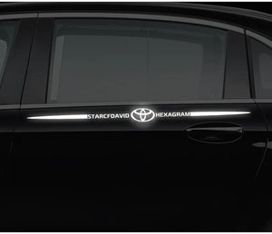 3D Colorful laser reflective car sticker ✨4PCS✨