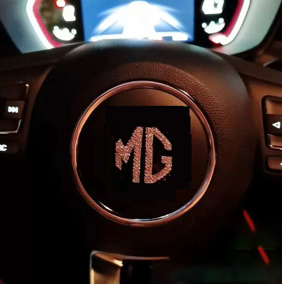 Steering Wheel Car Logo Diamond Decoration Sticker