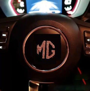 Steering Wheel Car Logo Diamond Decoration Sticker