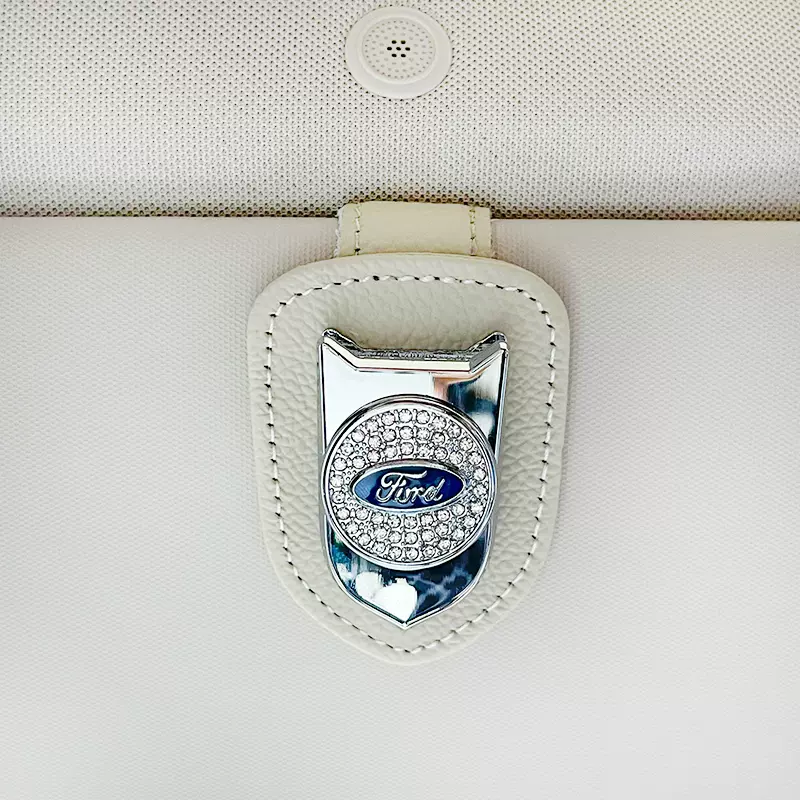 Diamond-studded Multifunctional Car Glasses Holder