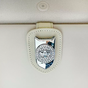 Diamond-studded Multifunctional Car Glasses Holder