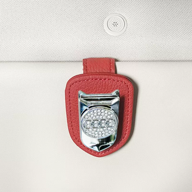 Diamond-studded Multifunctional Car Glasses Holder