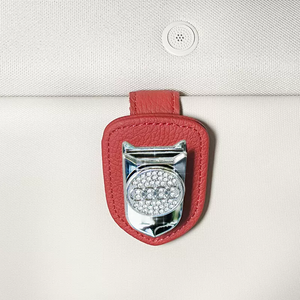 Diamond-studded Multifunctional Car Glasses Holder