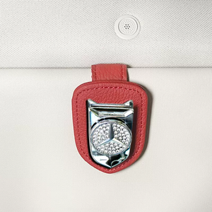 Diamond-studded Multifunctional Car Glasses Holder