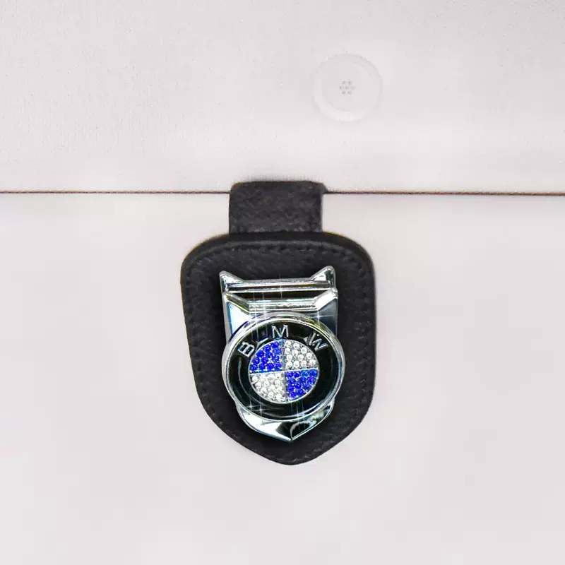 Diamond-studded Multifunctional Car Glasses Holder