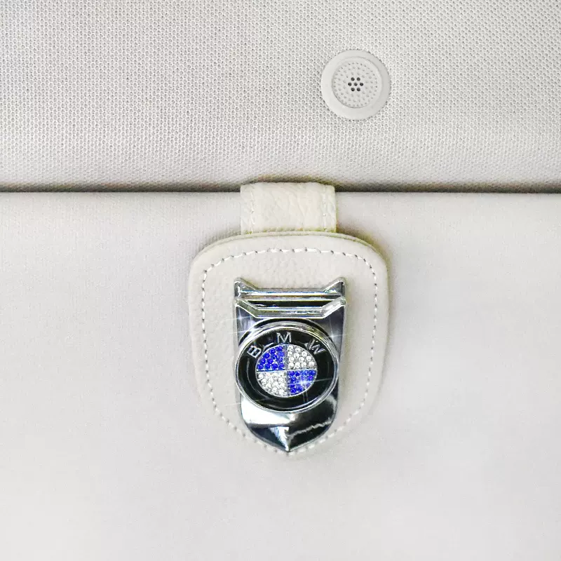 Diamond-studded Multifunctional Car Glasses Holder