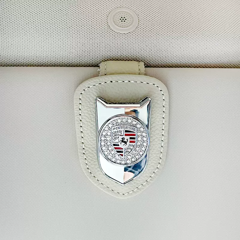 Diamond-studded Multifunctional Car Glasses Holder