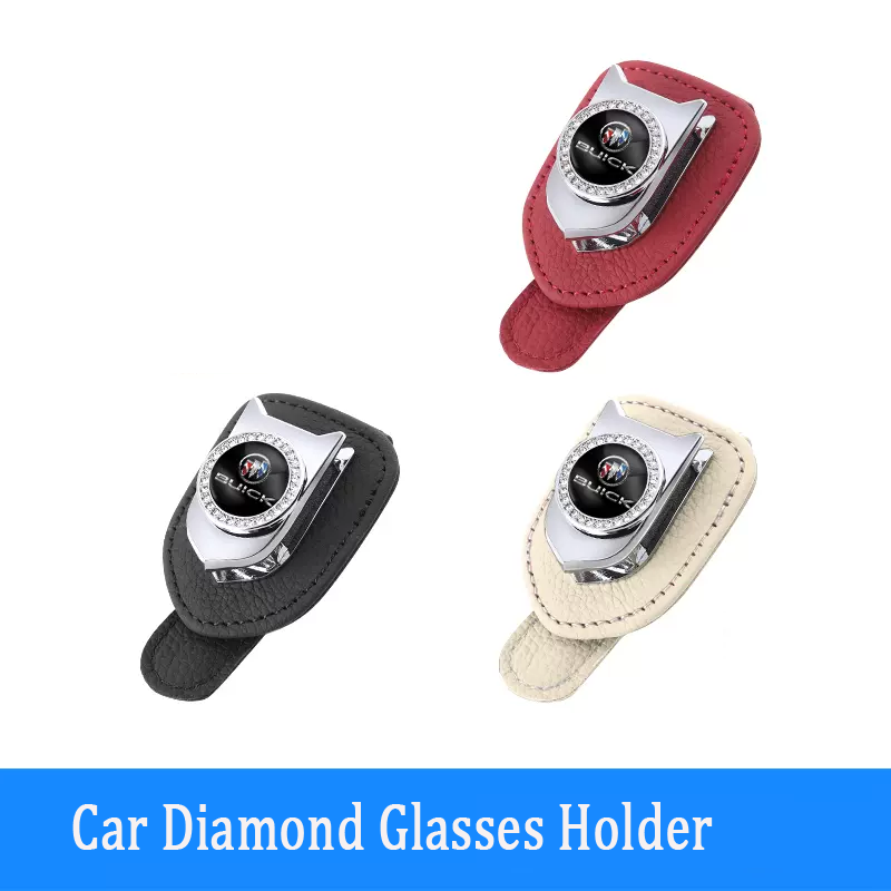 Diamond-studded Multifunctional Car Glasses Holder