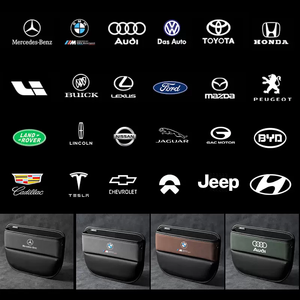 High-end Car Leather Crevice Storage Box