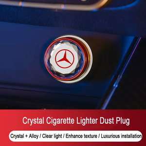 Crystal Car Cigarette Lighter Dust Cover