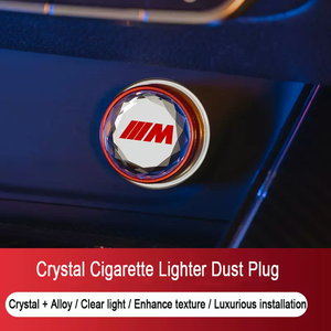 Crystal Car Cigarette Lighter Dust Cover
