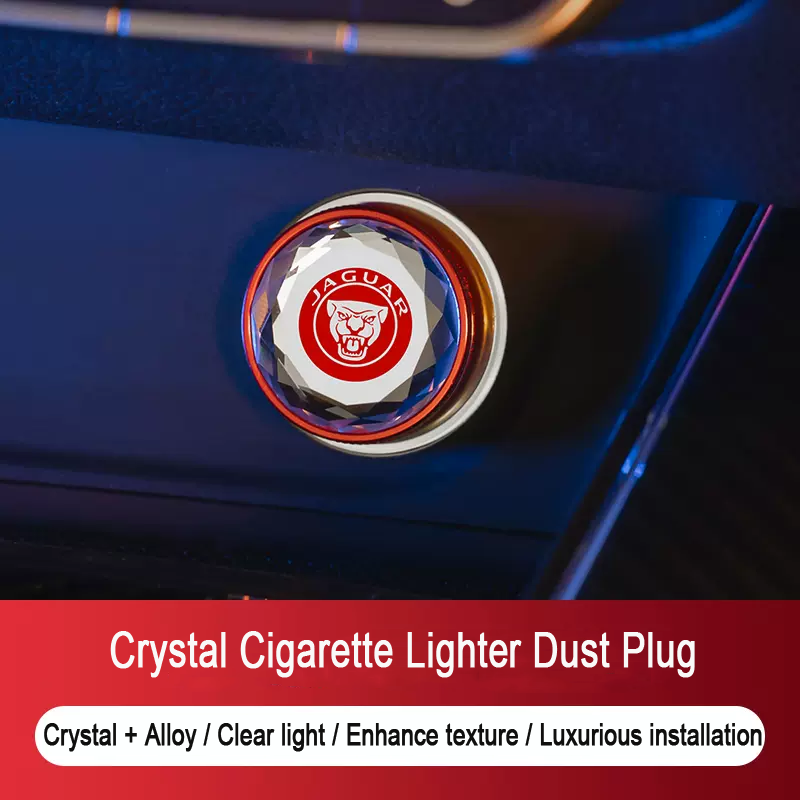 Crystal Car Cigarette Lighter Dust Cover