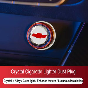 Crystal Car Cigarette Lighter Dust Cover