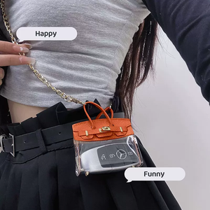 Mini Clear Ladies Key Tote