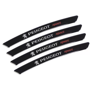 3D Personality Wheel Metal Car Sticker ( 4PCS )