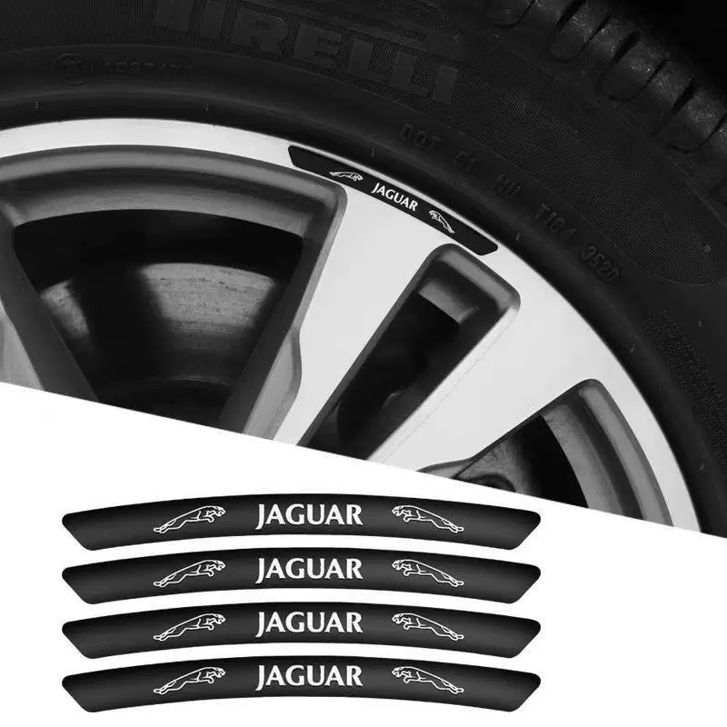 3D Personality Wheel Metal Car Sticker ( 4PCS )