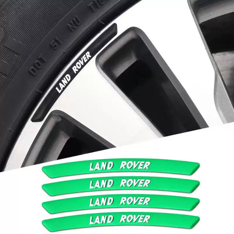 3D Personality Wheel Metal Car Sticker ( 4PCS )