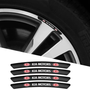 3D Personality Wheel Metal Car Sticker ( 4PCS )