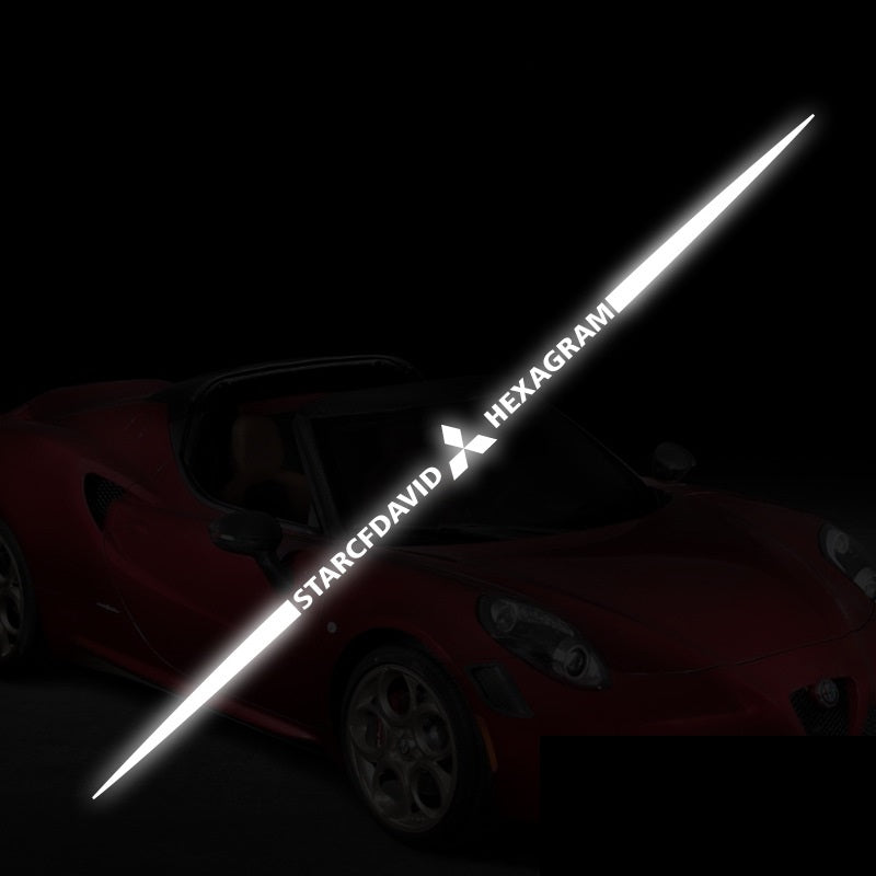 3D Colorful laser reflective car sticker ✨4PCS✨