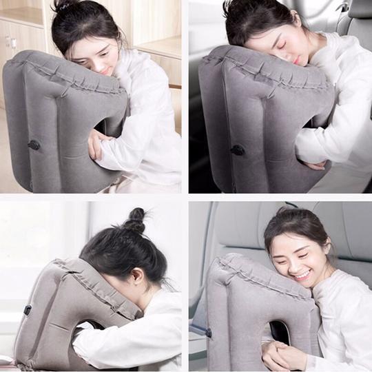 Sleepy Cloud Travel Pillow Inflatable Air Soft Cushion Trip Portable Innovative