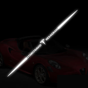 3D Colorful laser reflective car sticker 🔥4PCS🔥