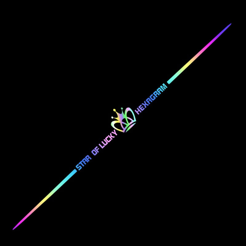 3D Colorful laser reflective car sticker ✨4PCS✨