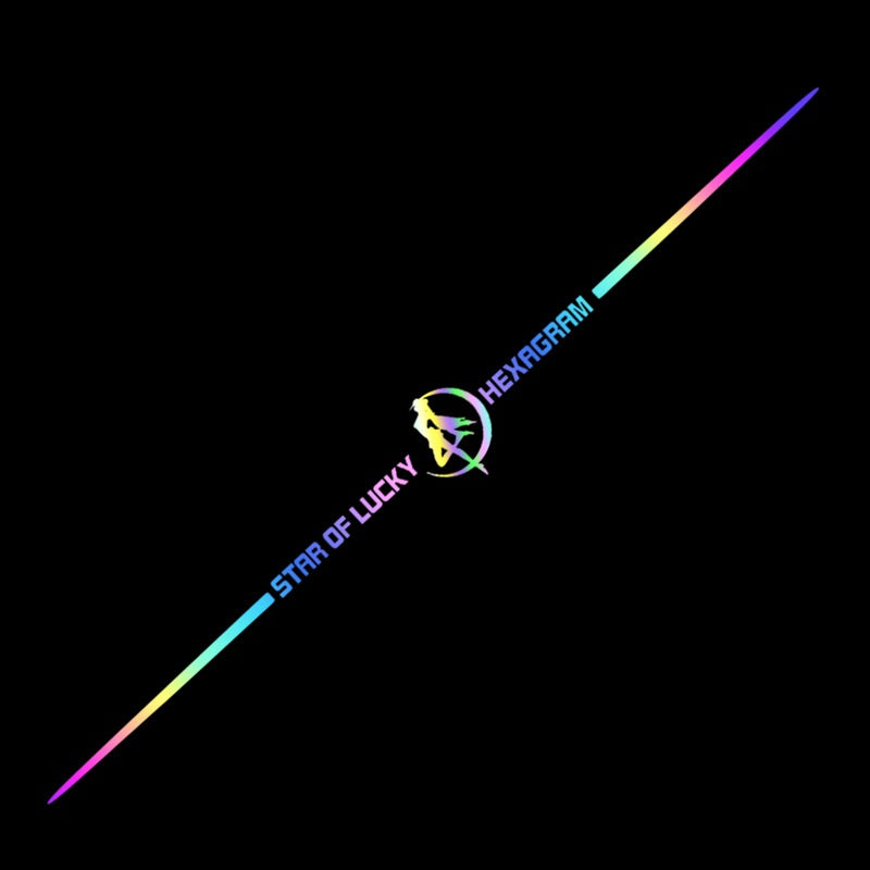 3D Colorful laser reflective car sticker ✨4PCS✨