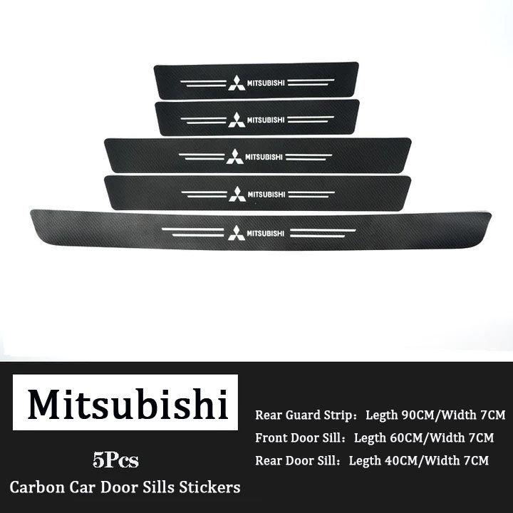 Carbon Car Door Sills Stickers( 4PCS )