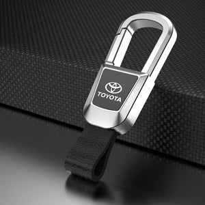 High-end Genuine Leather Car Keychain