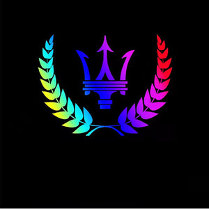 Creative Colorful Laser Car Stickers（4PCS）
