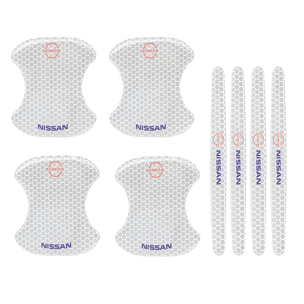 Reflective - Car Door Bowl Handle Anti-Scratch Damage Protector(8PCS)