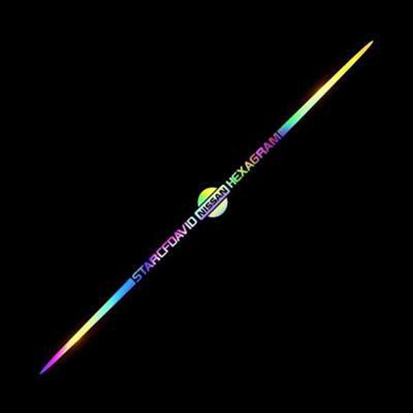 3D Colorful laser reflective car sticker ✨4PCS✨
