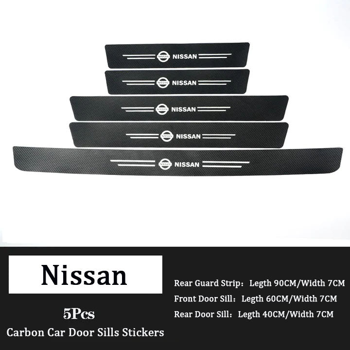 Carbon Car Door Sills Stickers( 4PCS )