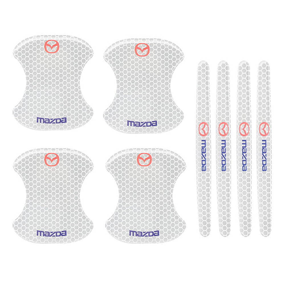 Reflective - Car Door Bowl Handle Anti-Scratch Damage Protector(8PCS)